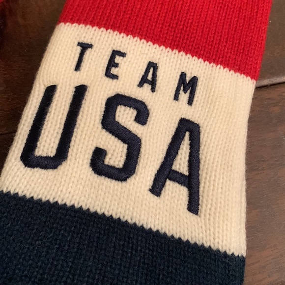 Team USA Knit Mittens Olympics Red, White & Blue Matters NWT - Picture 2 of 10